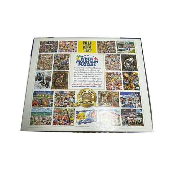 White Mountain Rare Book Store 1000 Pieces Jigsaw Puzzle 2020 Miss 1 pc #1526A - Picture 3 of 8